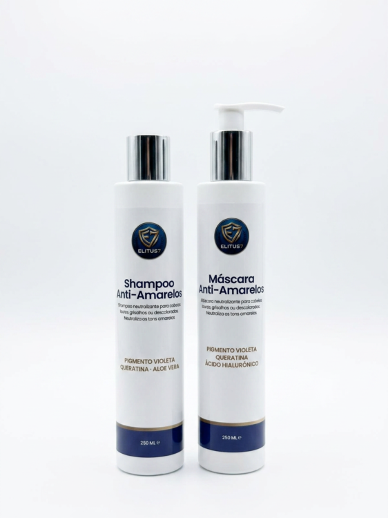 Kit Anti-Amarelos 2 Passos (Shampoo + Máscara)